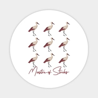 Muster of Storks III Magnet